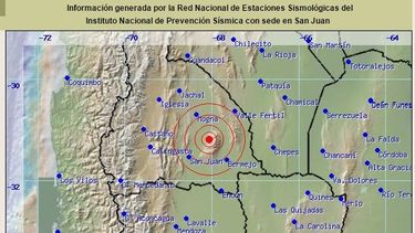 Madrugada movida para los sanjuaninos por un sismo