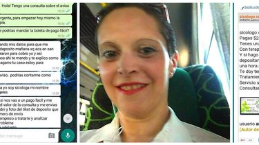 Una “psicochanta” sanjuanina ofrecía terapia por Whatsapp