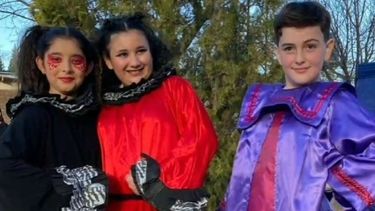 Algunos de los pequeños artistas que representarán a la provincia en el concurso americano.