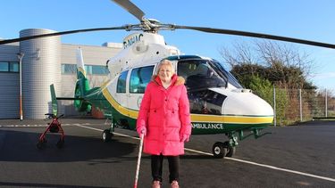 Carole Attle, tras superar su estado de coma.