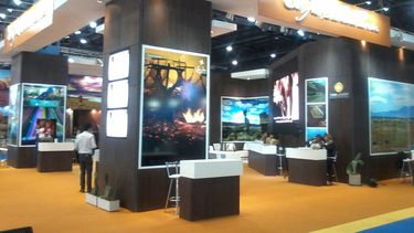 Ischigualasto, Rally Dakar y la Fiesta del Sol en el stand de San Juan