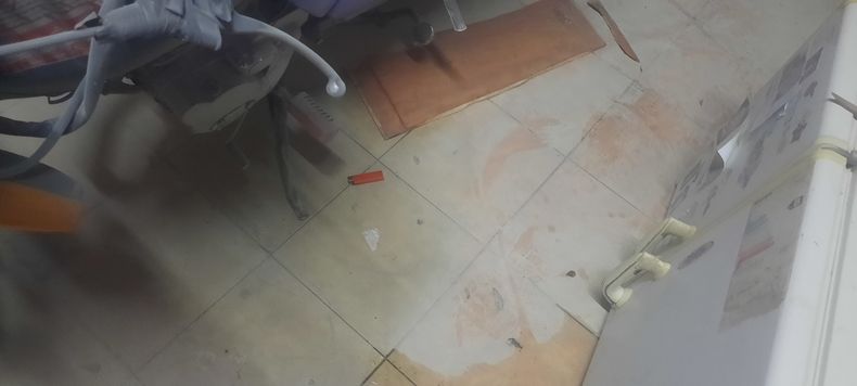 El encendedor con el que amenazaba prenderse fuego el acusado.