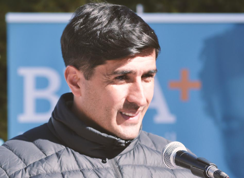 Sebastián Carbajal, intendente de Calingasta.