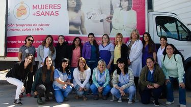 Realizaron un gran lo operativo de detección de cáncer de mama en Rivadavia