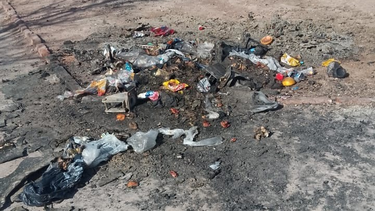 El mal uso de un contenedor de residuos causó enojo en Calingasta.