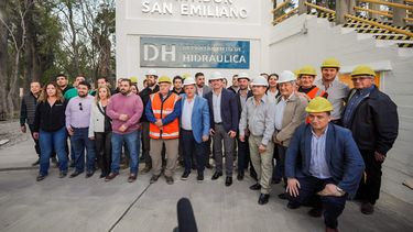 Renovaron las compuertas del Dique San Emiliano, una obra clave para el riego provincial