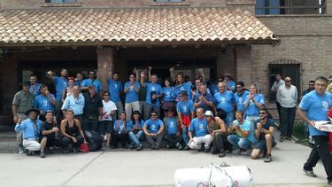 Los expedicionarios ya salieron rumbo a Barreal