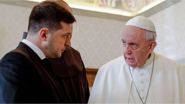 Volodimir Zelensky rechazó la paz que propuso el Papa
