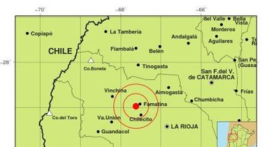 Un fuerte temblor con epicentro en La Rioja se sintió en San Juan