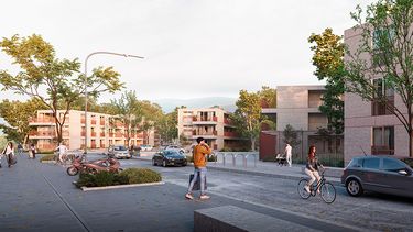 Así se prevé que quede terminado el barrio La Ramada, según el proyecto de Procrear.