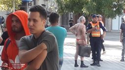 De qué juez es hermano el abuelo exhibicionista de la plaza 25 de Mayo
