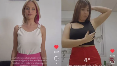 Influencer sanjuanina se viralizó con un video de cómo hacer un autoexamen mamario
