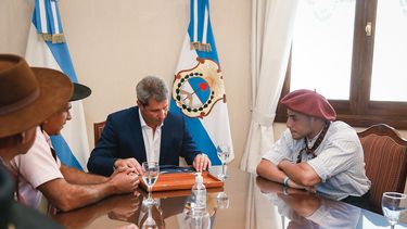 El sanjuanino ganador del Festival de Jesús María 2023 visitó al gobernador