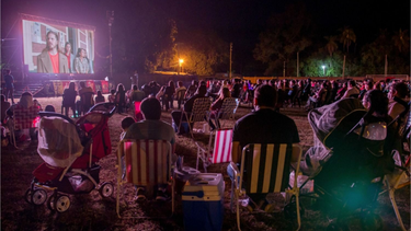 La interesante propuesta de Albardón que combina pochoclos y aire libre