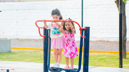 Rivadavia inauguró una nueva plaza barrial refaccionada con fondos propios.