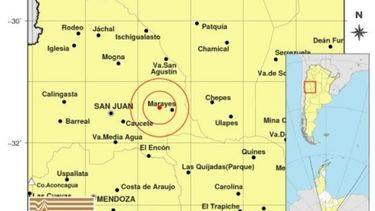 ¡Qué fuerte! Mirá los detalles del temblor que sacudió la mañana sanjuanina