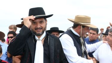 Jorge Rojas, devoto de la Difunta, vino para pedir por la salud de su madre