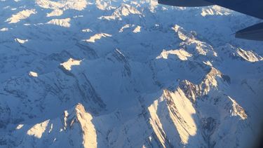 Desde un avión: así se ve la Cordillera de Los Andes