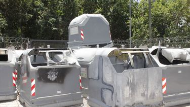 Quema de contenedores: el vandalismo le cuesta a Capital medio millón al año