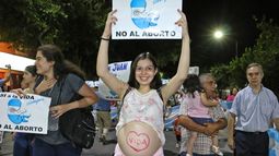 Sanjuaninos marcharon contra el aborto