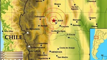 Se sintió un sismo de 4,6 grados y epicentro cercano a la ciudad