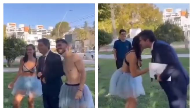 Te viene a saludar el Gober cuando te recibís: el insólito momento que vivieron dos egresados con Orrego