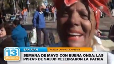 Las pistas de salud de Capital celebraron la Patria