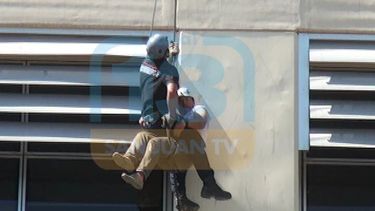 Impactante operativo de rescate en el Centro Cívico