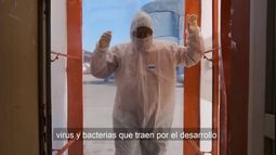 Así funciona la cámara de desinfección con la que cuidan a los recolectores