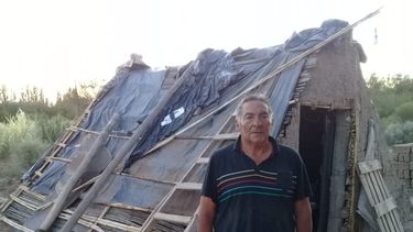 El drama interminable de un sanjuanino que perdió todo con las lluvias de Albardón