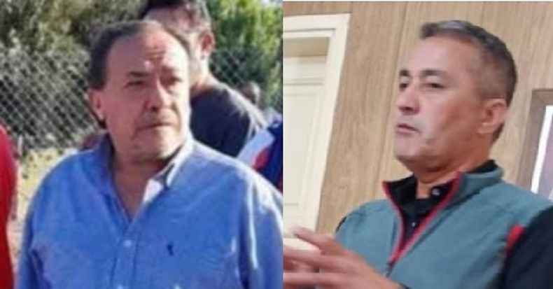 El detenido y el prófugo. El sindicalista Roberto Vega y el ahora buscado, el empresario Miguel Ceferino Aciar.