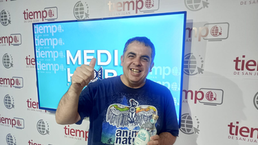 Leandro Cabrera, en su paso por Media Hora Entre Preguntas