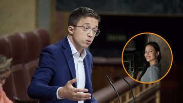 El exdiputado español Íñigo Errejón y la actriz Elisa Mouliaá. (Infobae España)