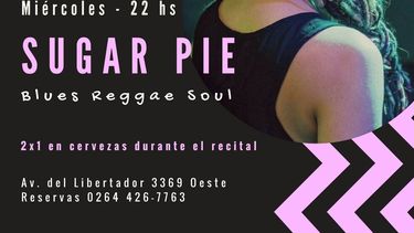 Sugar Pie anima la noche del miércoles en Antares