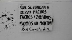 Las paredes de Tiempo de San Juan también fueron pintadas