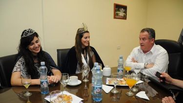 Rojas recibió a la rawsina que representará al municipio en la Fiesta del Sol