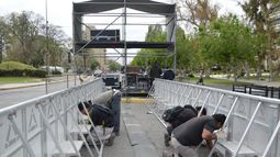 Poco movimiento en la mañana del día de la primavera