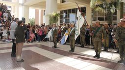 Bandera Cabot: Con más concurrencia se realizó el cambio de guardia