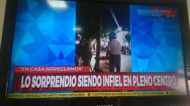 ¿No ve que le saca la plata?: el sanjuanino atrapado con la amante impacta en medios nacionales