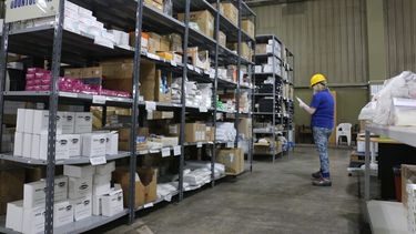 Salud Pública mostró los insumos de reserva de San Juan contra el coronavirus