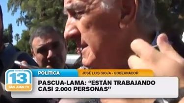Gioja: En Pascua Lama hay unas 2000 personas trabajando