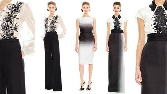 El trío de colores más elegante: gris, negro y marfil