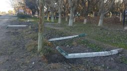 La obra de la Ruta 40 Sur ya avanzó sobre un camping