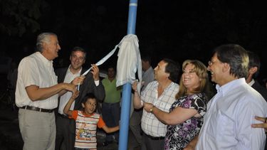 Albardón: Con más iluminación y seguridad celebró sus 147 años
