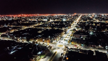 Renovaron por completo un importante tramo de la calle Boulevard Sarmiento, en Rawson.