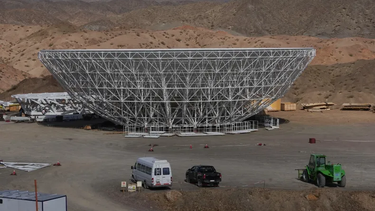 Radiotelescopio CART en Barreal y los motivos que demoran el ensamble de la antena