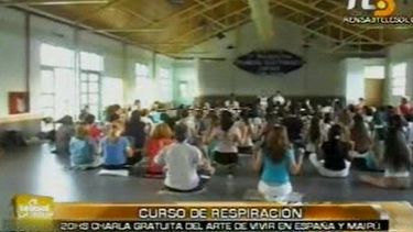 Sumate a los cursos de respiración del Arte de Vivir