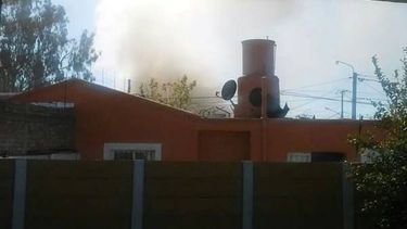 Grave fuga de gas de un caño madre en Santa Lucía