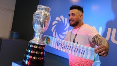 Locura en el Parque de Mayo por la Copa América que consiguió La Scaloneta