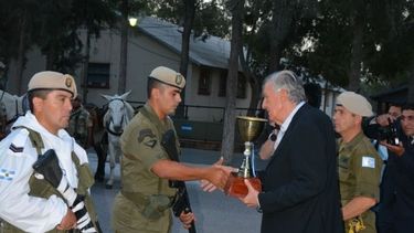 El RIM 22 celebró sus 74 años y Gioja destacó su labor a través de los años